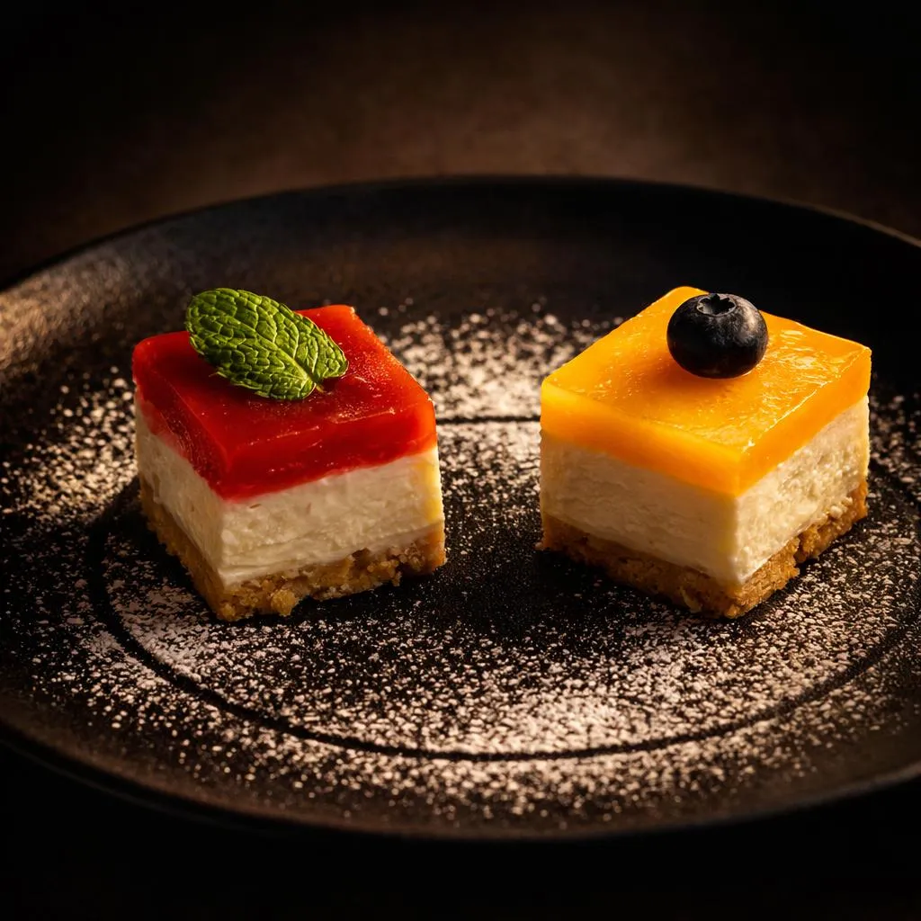 Чийзкейк с манго и ягода – десерт от ресторант Smile Bar & Dinner Младост 2