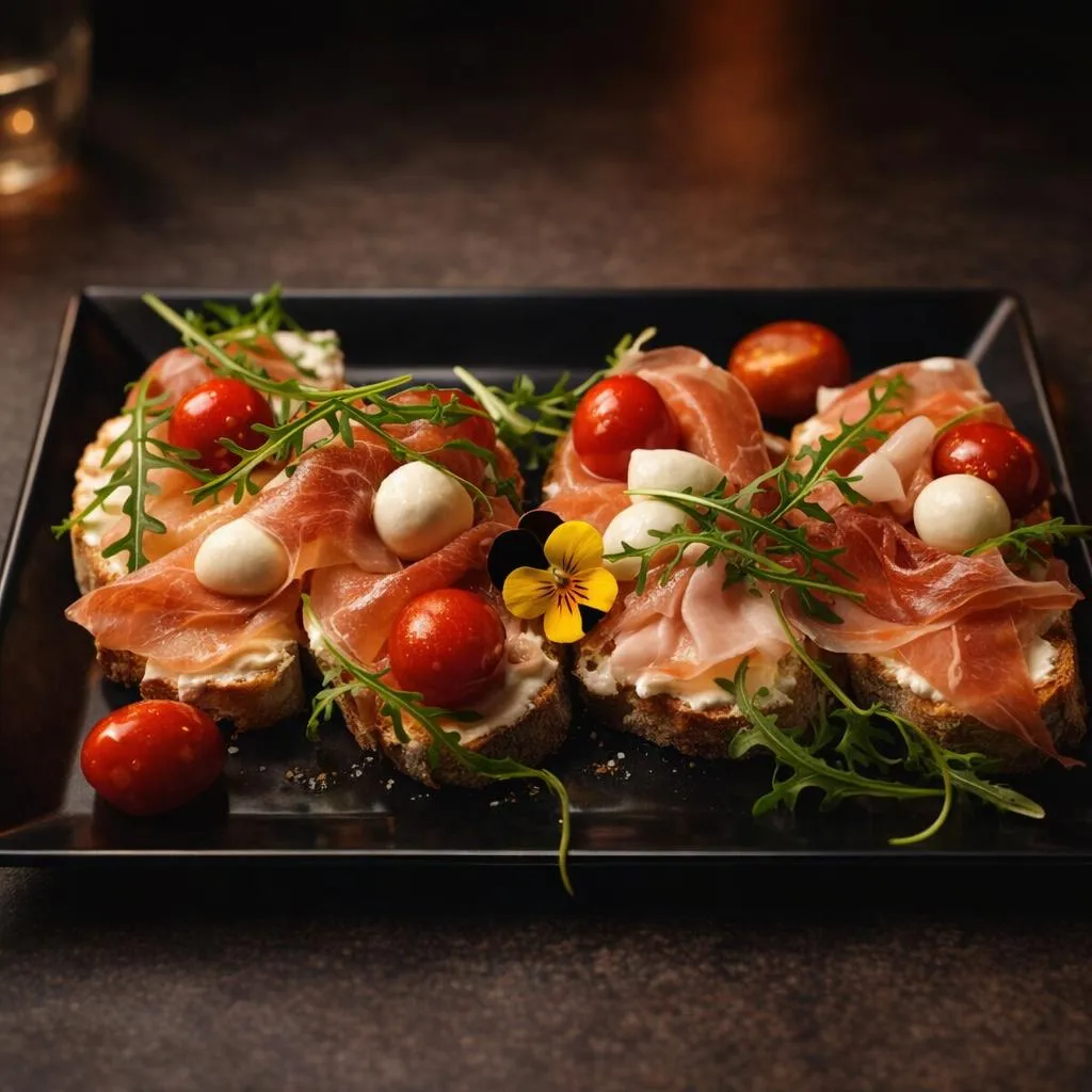 Bruschetta at Smile Bar & Dinner